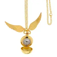 Часы карманные "Снитч", кварцевые, d 2.7 см, цвет золотой