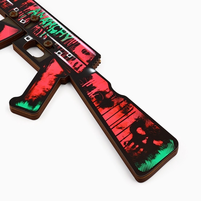 Деревянное оружие, детское сувенирное «Анархия», автомат, 72,3 х 17,7 см Деревянное оружие, детское сувенирное «Анархия», автомат, 72,3 х 17,7 см