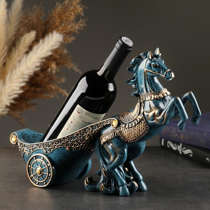 Подставка для бутылки  Подставка для бутылки "Конь" 41*27см