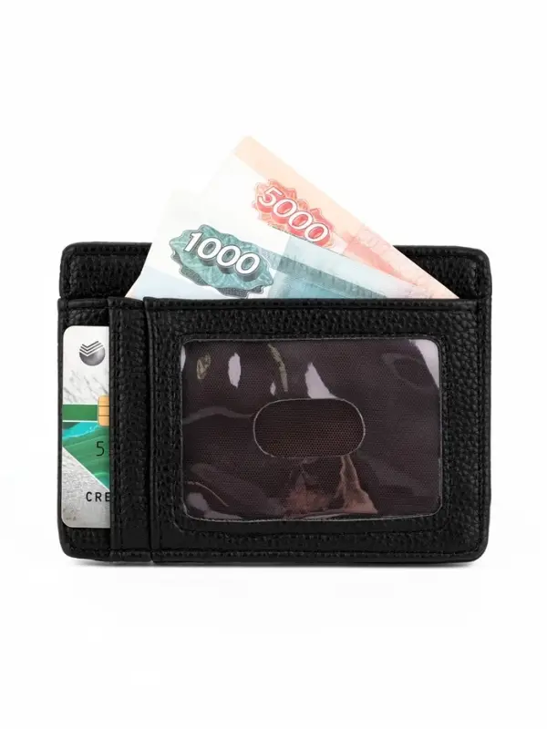 Картхолдер 11.5&times;0.5&times;8.5 см, черный