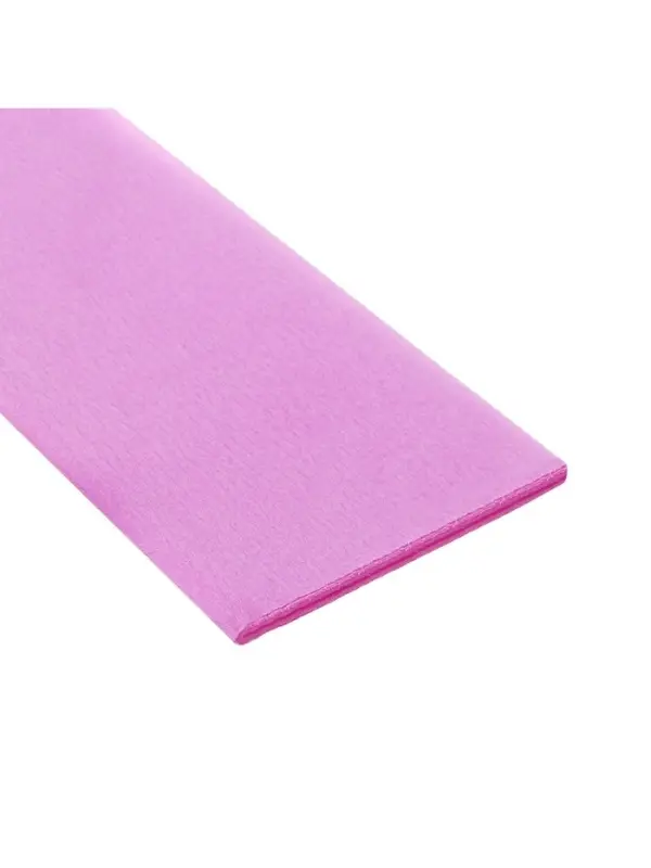 Бумага крепированная 50 х 200 см, в рулоне, 30 г/м2, сиреневая Бумага крепированная 50 х 200 см, в рулоне, 30 г/м2, сиреневая