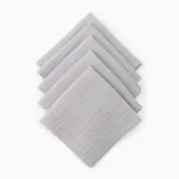 Набор платочков &laquo;Крошка Я&raquo; Light grey, 20&times;20 см-5 шт., муслин, хлопок 100%