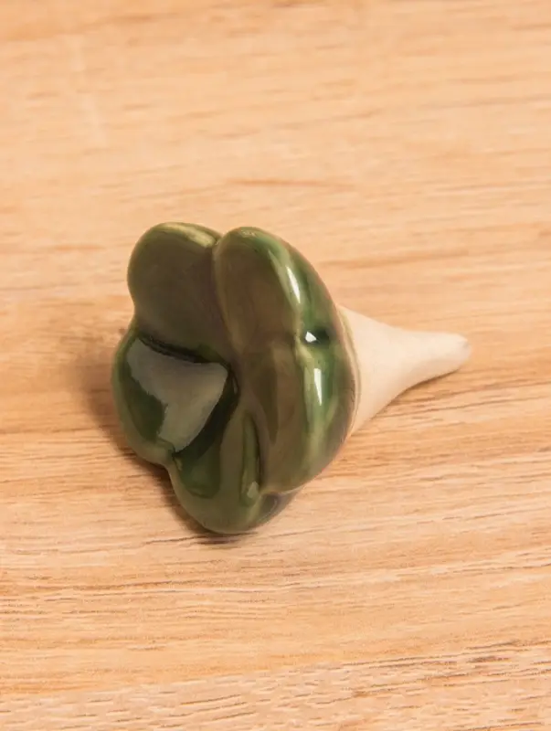 Сосуд для масла «Тропики», 9×5.5×14 см, керамика, зелёный