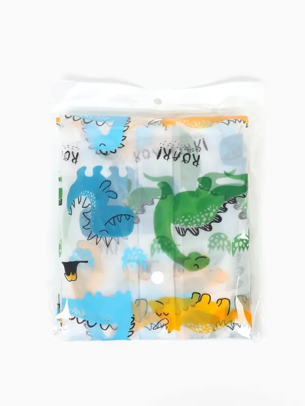 Дождевик детский &laquo;Динозавры&raquo;, рост 125-155