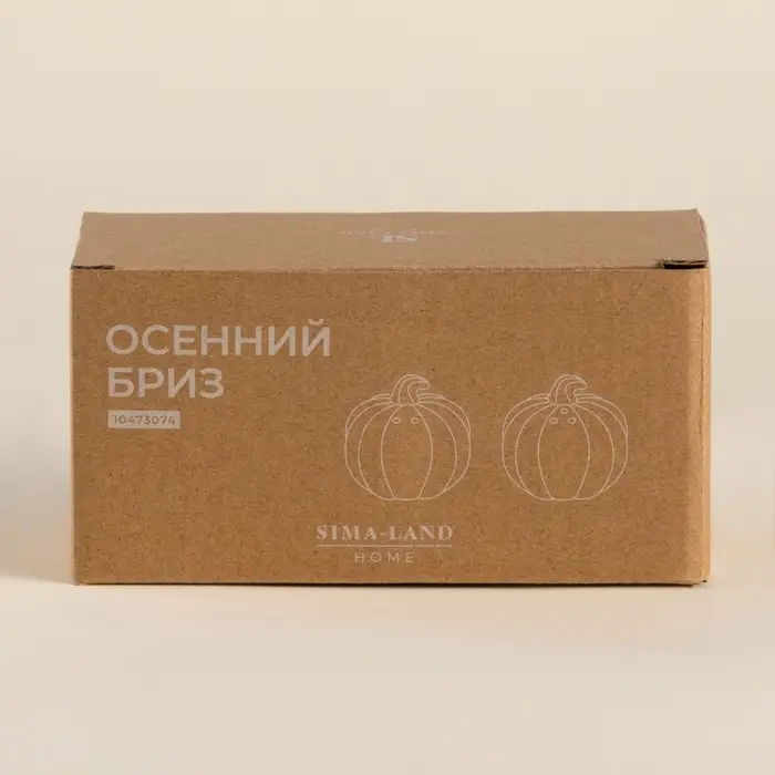 Набор для специй SL Home &laquo;Осенний бриз&raquo;, 100 мл, доломит, белый