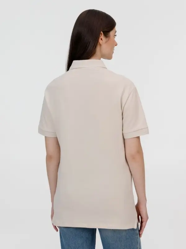 Рубашка поло унисекс Pacific, бежевая (льняная), размер M