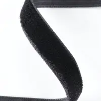 Лента бархатная, 10 мм, 18&plusmn;1 м, чёрная №03