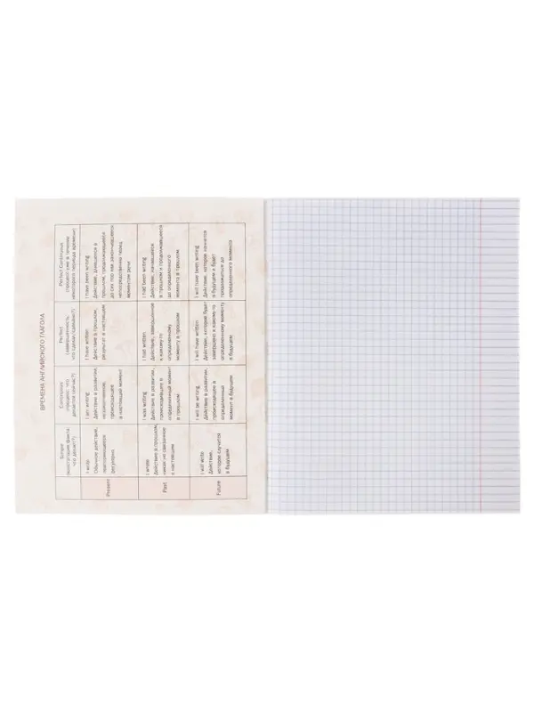Предметная тетрадь по английскому языку Calligrata TOP. BlackTone, 48 листов, в клетку, со справочным материалом, обложка из мелованного картона
