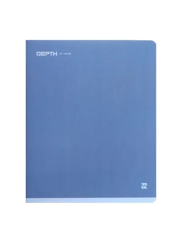 Тетрадь 48 листов в клетку BG Monocolor Blue, обложка мелованный картон, soft touch, МИКС