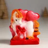 Копилка "Лошадь с сердцем и подарками" 11х10х7 см, Копилка "Лошадь с сердцем и подарками" 11х10х7 см,