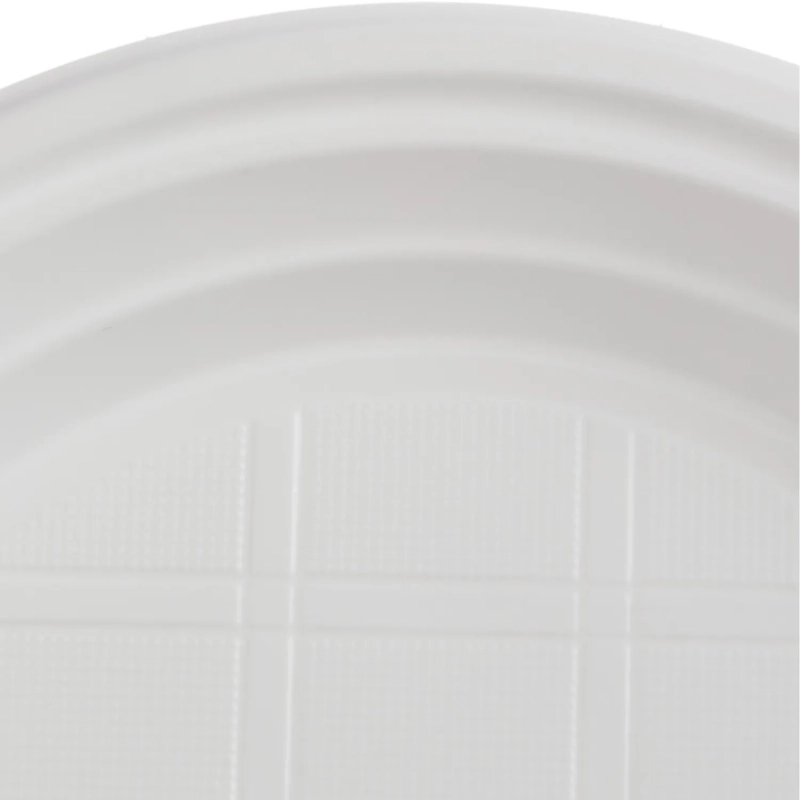 Тарелка одноразовая d=165мм, белая, КОМУС ПС 100шт/уп