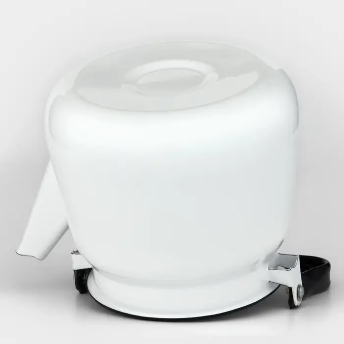 Чайник, 3.5 л, эмалированная сталь, белый