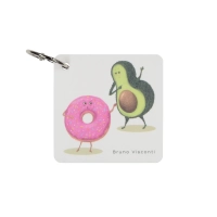 Блокнот SMART JOURNAL 70х70мм,110л,4 вида,отрывной блок на кольце 3-569