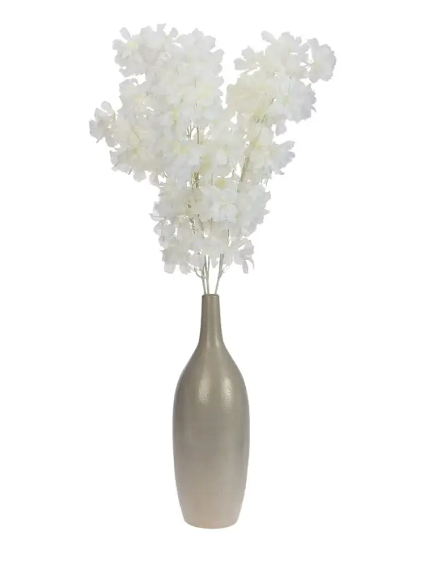 Цветы искусственные &laquo;Фиалка Мария&raquo;, h=85 см, d=6.5 см, белые