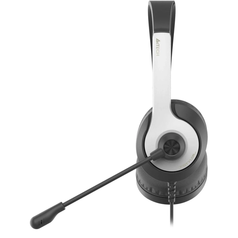 Гарнитура A4Tech Fstyler (FH100U (PANDA)) белый/черный 2м накладные USB