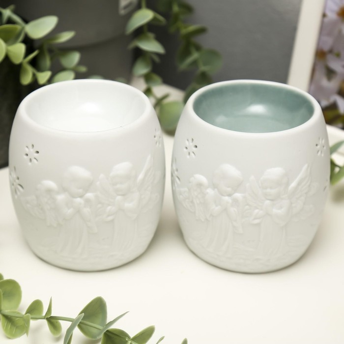 Аромалампа керамика Аромалампа керамика "Ангелочки" МИКС 9х8х8 см