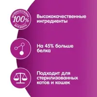 Влажный корм Whiskas Meaty для кошек, говядина, 75 г