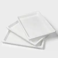 Подносы для заморозки пельменей Альтернатива, пластик, 35.5&times;25&times;3 см, набор 3 шт., МИКС