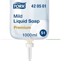 Картридж с жидким мылом Tork S1 крем 1л, 421501/420501