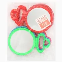 Зеркало настольное, круглое, настенное, 11.5&times;17.8 см, (d=9.5 см), МИКС