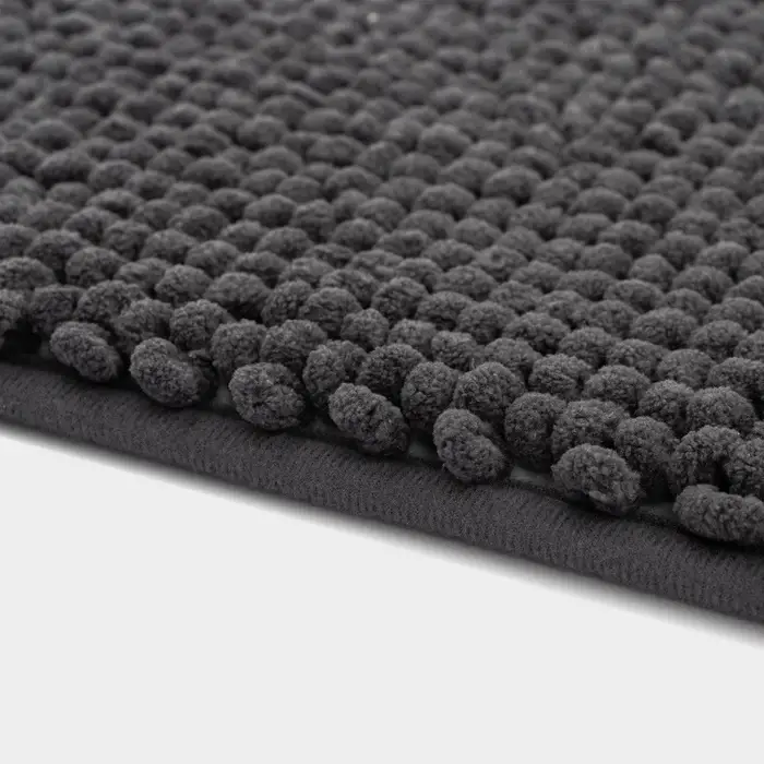 Коврик для дома LaDо́m, букли, плотность 1100 г, 50&times;80 см, графитовый