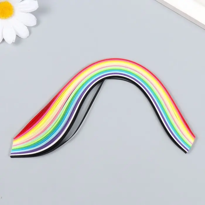 Полоски для квиллинга 150 полосок «Разноцветные» ширина 0.3 см длина 20 см