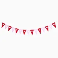 Гирлянда-флажки "сердечки" 2,5 м