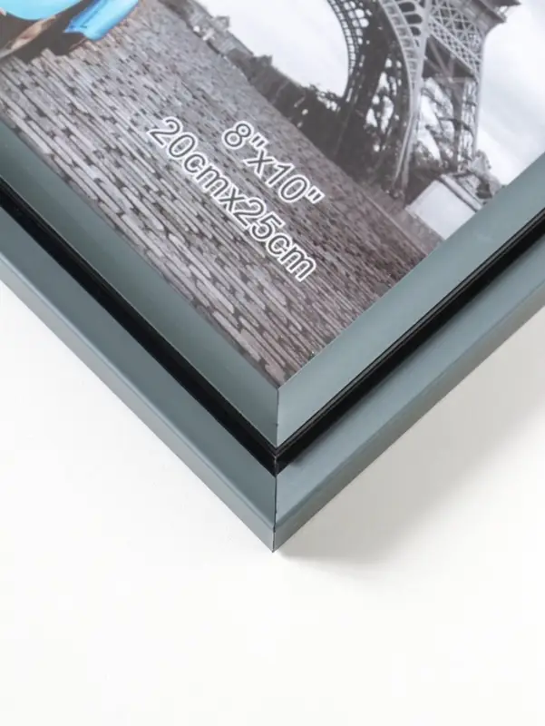 Фоторамка пластик 20х25 см "Остин" серый графит 23,5х18,5х1,5 см