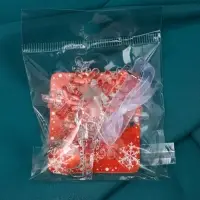 Украшение ёлочное "Льдинка" снежинка капелька, 13х4,5 см, прозрачный