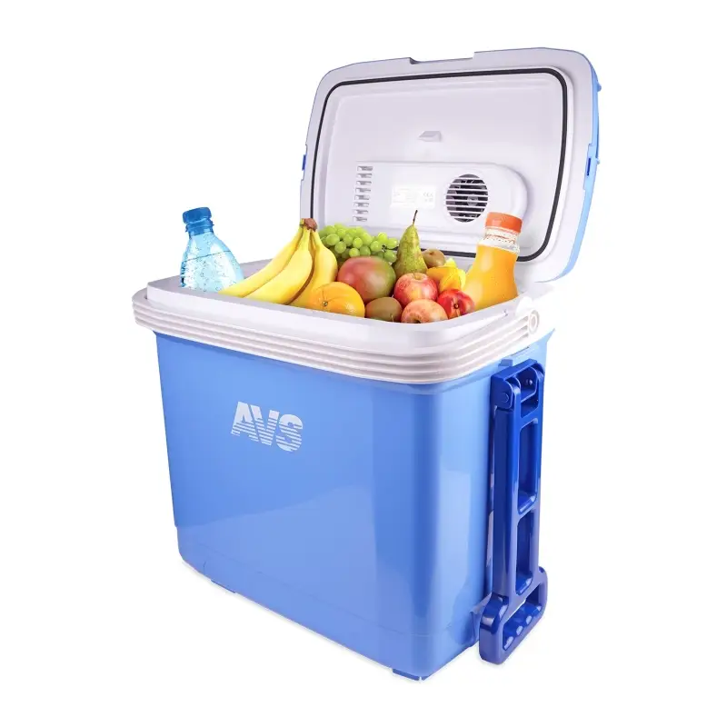 Холодильник автомобильный AVS CC-30B 30л 12V/220V (с ручкой и колёсиками)