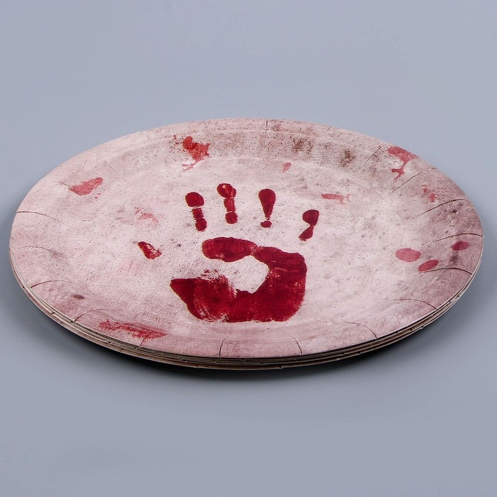 Тарелка бумажная «Счастливого хэллоуина», в наборе 6 шт. Тарелка бумажная «Счастливого хэллоуина», в наборе 6 шт.