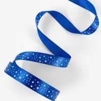 Лента атласная &laquo;Звёзды&raquo;, 15 мм, 23&plusmn;1 м, синяя №040