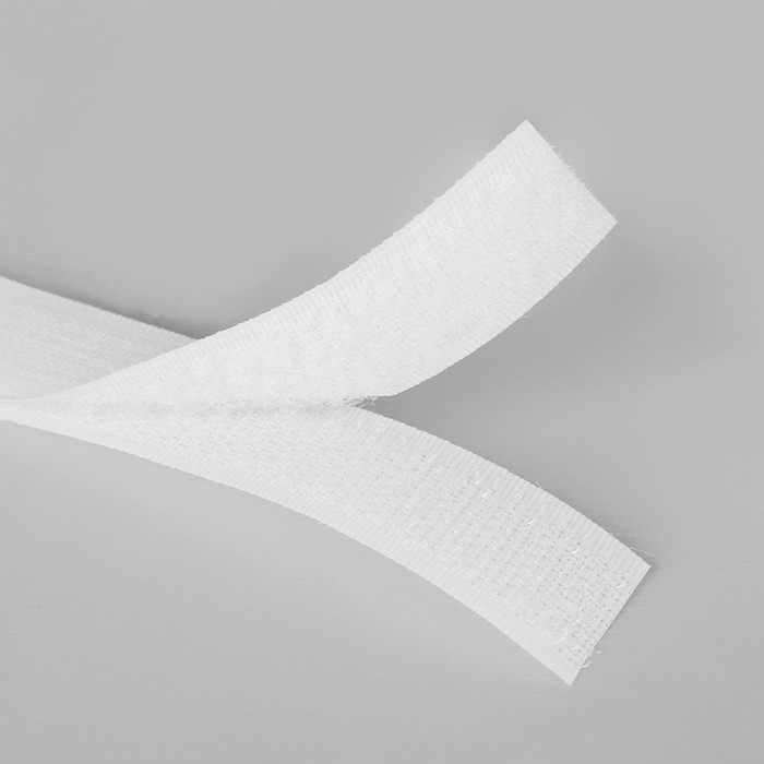 Липучка, 20 мм × 5 ± 1 м, цвет белый Липучка, 20 мм × 5 ± 1 м, цвет белый