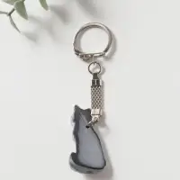 Брелок "Лисичка сидит" (барельеф), 3,5см