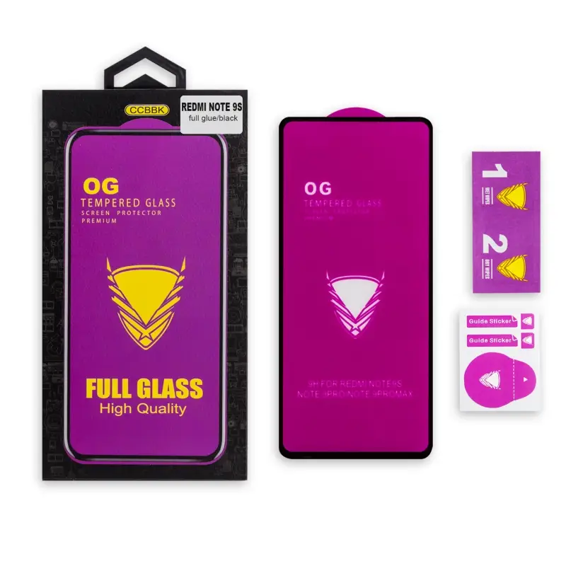 Защитное стекло Xiaomi Redmi Note 9S/Note 9 Pro OG 3D черное Защитное стекло Xiaomi Redmi Note 9S/Note 9 Pro OG 3D черное