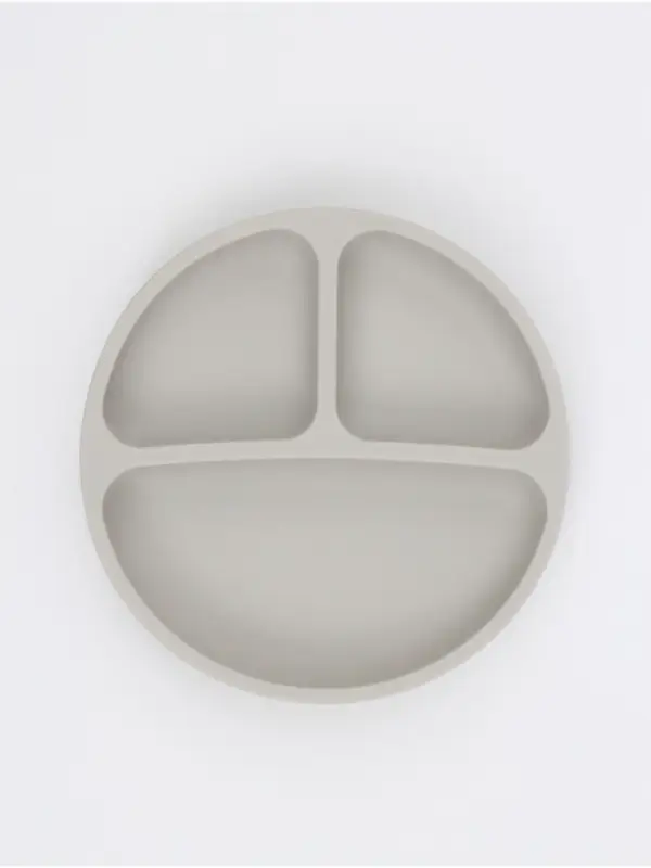 Набор детской посуды для кормления силиконовый с прорезывателем, 5 предм., M&B