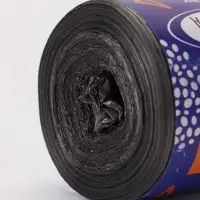 Мешки для мусора в рулоне 60 л, черные, ПНД, 9 мкм, 50 шт Мешки для мусора в рулоне 60 л, черные, ПНД, 9 мкм, 50 шт