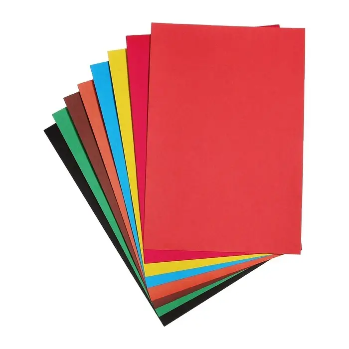 Набор А4 Calligrata, 8 листов, 8 цветов, немелованный картон и 8 листов, 8 цветов двухсторонняя бумага, в папке Набор А4 Calligrata, 8 листов, 8 цветов, немелованный картон и 8 листов, 8 цветов двухсторонняя бумага, в папке