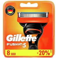 Сменные кассеты для бритья Gillette FUSION 8шт