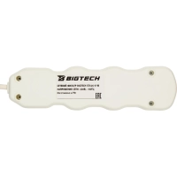 Сетевой фильтр BigTech ST310-3-W(3р/3м/10А/2,2кВт/3х0,75 мм2/белый)