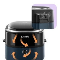 Аэрогриль электрический КТ-2294 - 7 л -1350 Вт