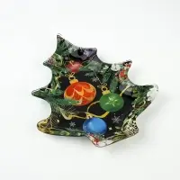 Блюдо новогоднее плоское &laquo;Новогодние игрушки&raquo;, 16.5&times;19.5 см