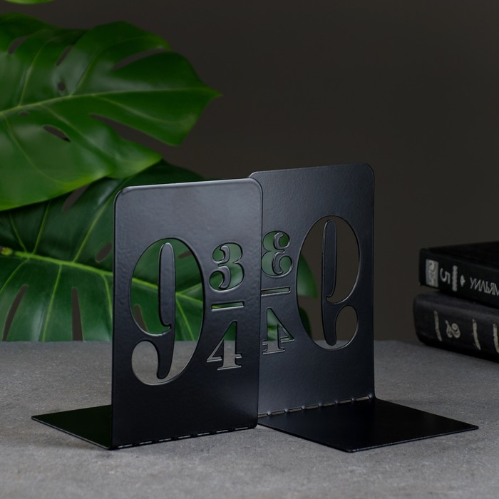 Держатель-подставка для книг  Держатель-подставка для книг "Поезд на 9 и 3/4" набор 2шт, 15х10х10см