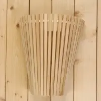 Абажур для бани и сауны &laquo;Свет&raquo;, липа, 28&times;15&times;31 см, настенный, &laquo;Добропаровъ&raquo;