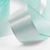 Лента атласная, 20 мм, 23&plusmn;1 м, голубая №211