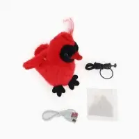 Интерактивная игрушка для животных, красная