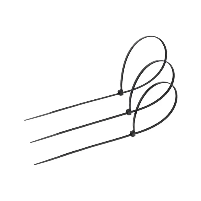 Хомут нейлоновый для стяжки, ТУНДРА, 3.6×300 мм, черный, 25 шт.