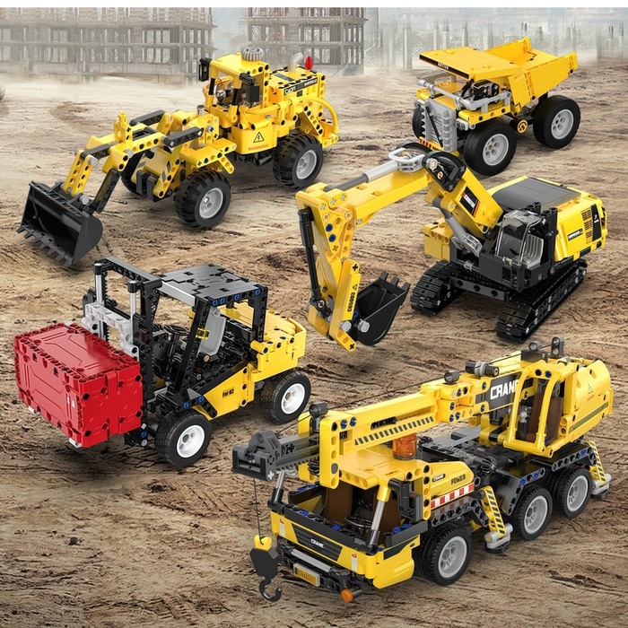 Конструктор техно «Карьерный экскаватор», 467 деталей Конструктор техно «Карьерный экскаватор», 467 деталей