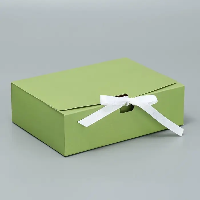 Коробка подарочная складная, упаковка, «Зелёная», 16.5 х 12 х 5 см Коробка подарочная складная, упаковка, «Зелёная», 16.5 х 12 х 5 см