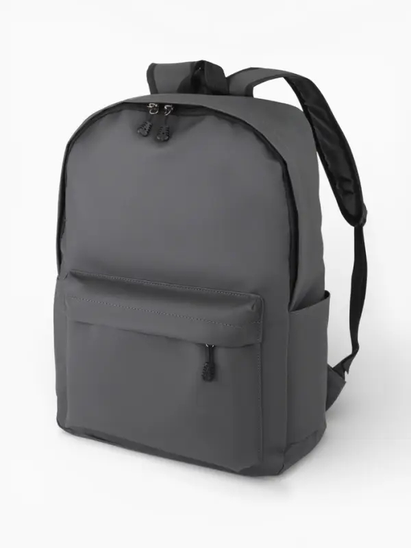 Рюкзак школьный, водонепроницаемый, однотонный, 1 отделение, 3 кармана, 31&times;11&times;40 см, серый